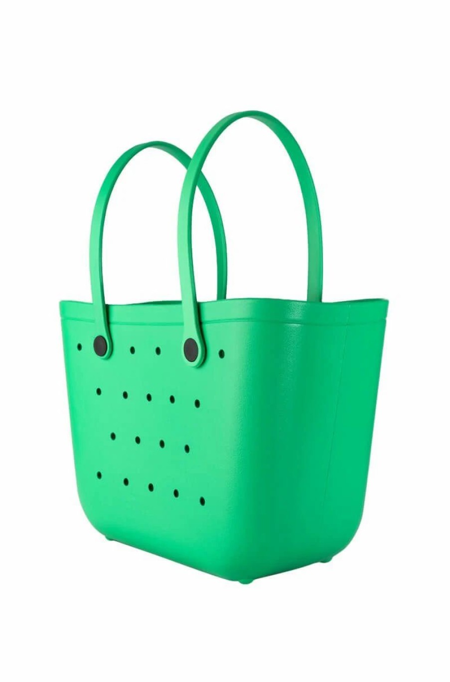 Handbags, Clutches & Wallets * | Talk About Me Perforated Tote Green