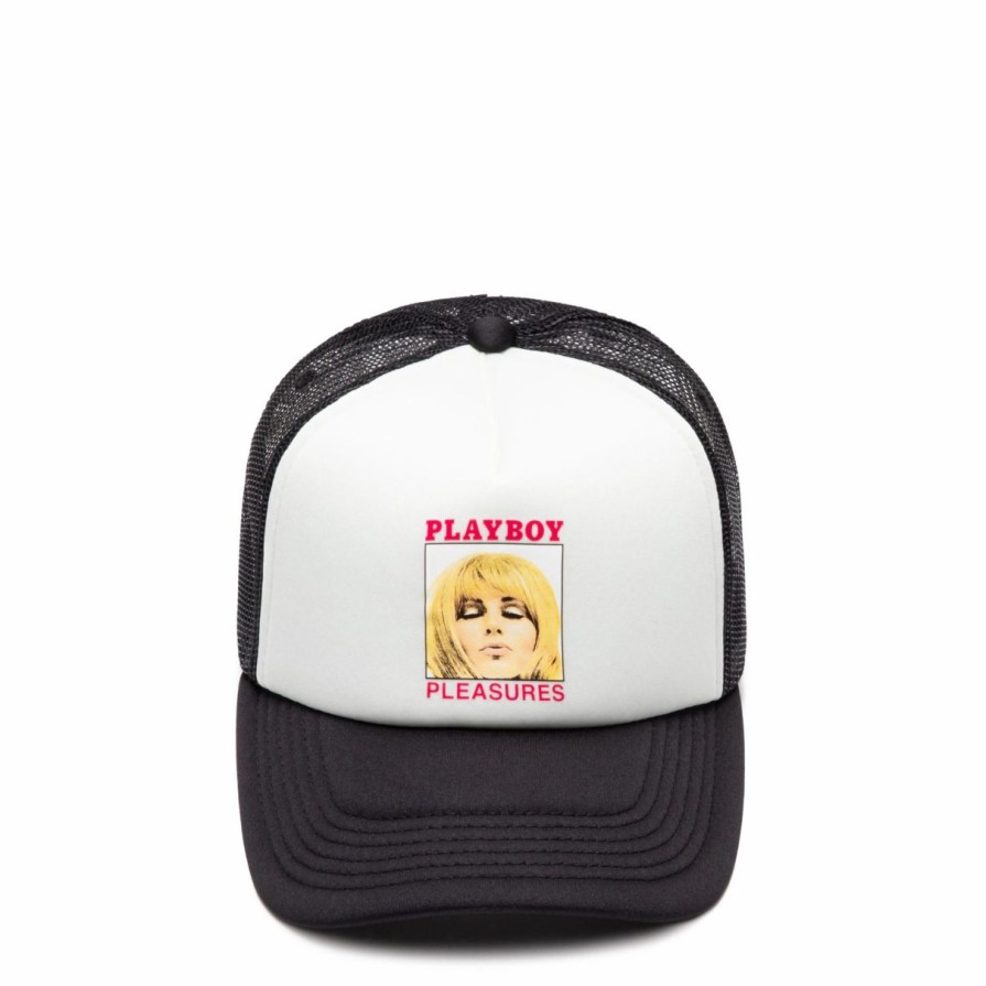 Headwear * | Pleasures X Playboy Magazine Trucker Hat Black