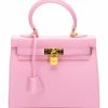 Handbags, Clutches & Wallets * | Work It Pu Leather Bag Light Pink