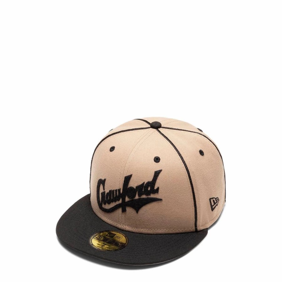 Headwear * | New Era 59Fifty Pittsburgh Crawfords 2Tone Fitted Hat Camblk