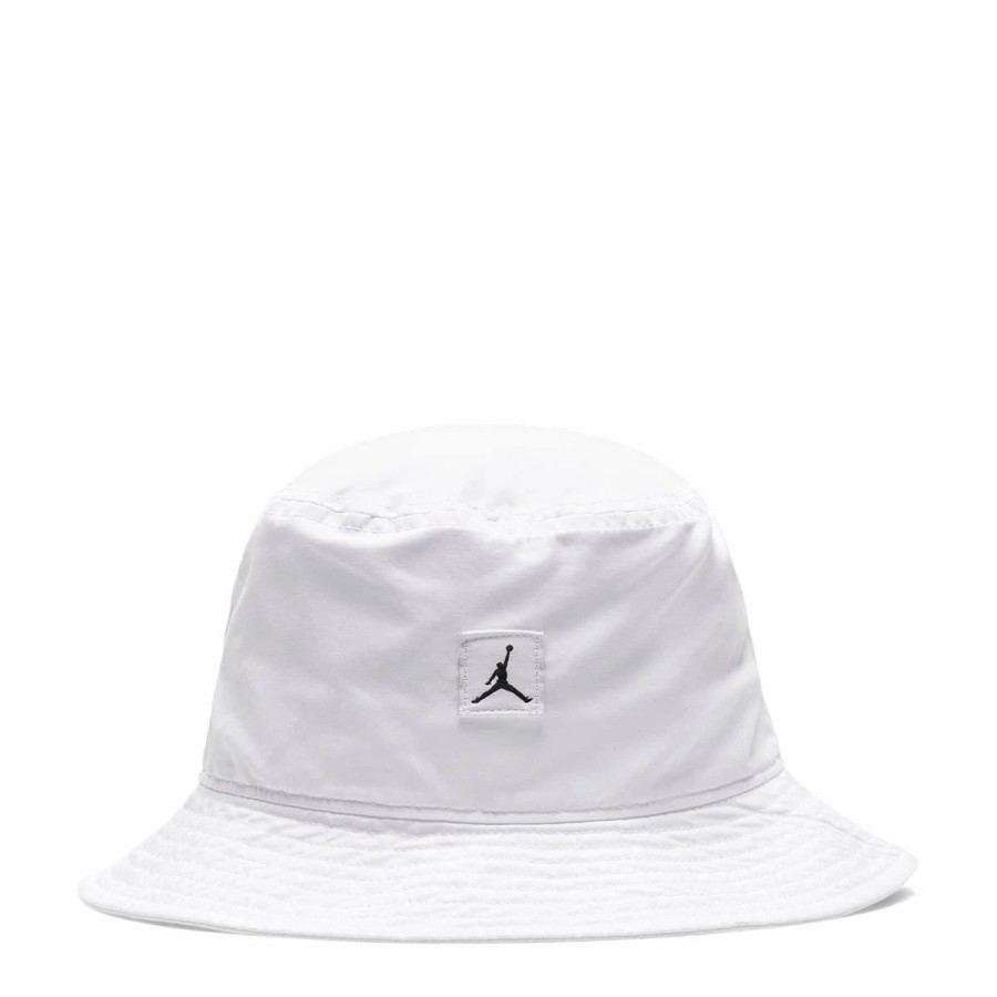 Headwear * | Air Jordan Jumpman Bucket White [101]