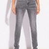 Denim * | Flex-Fit High Waisted Super Stretchy Skinny Jeans Black Grey