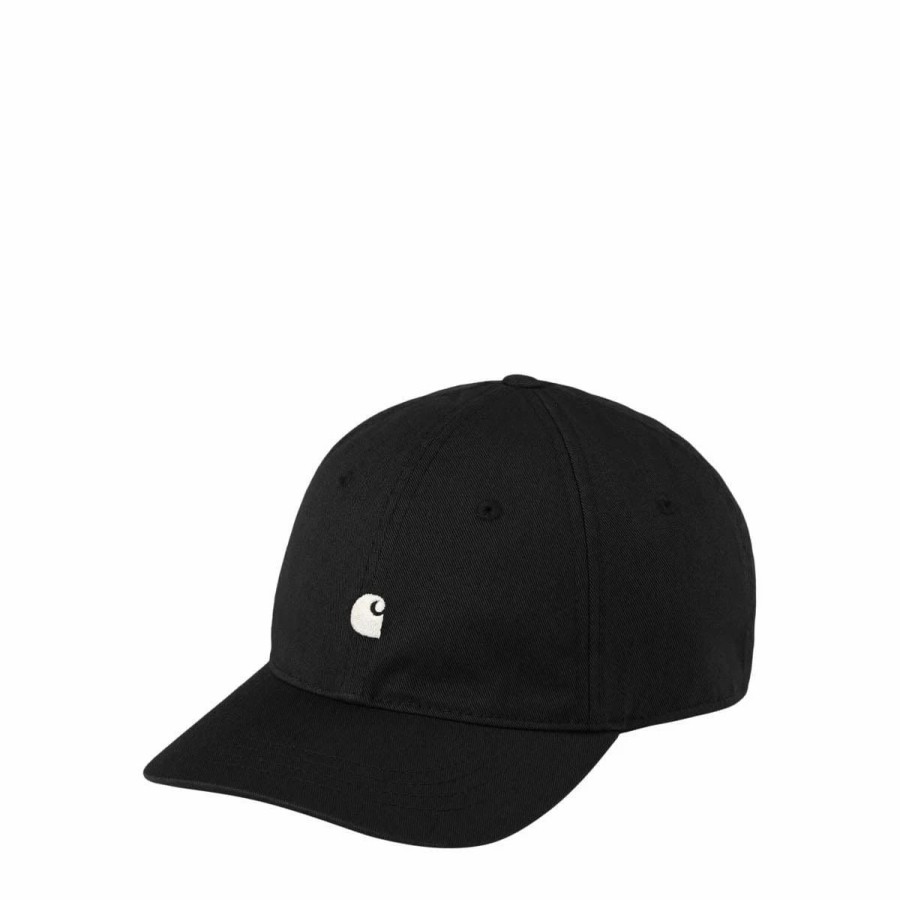 Headwear * | Carhartt Wip Madison Logo Cap Black/Wax