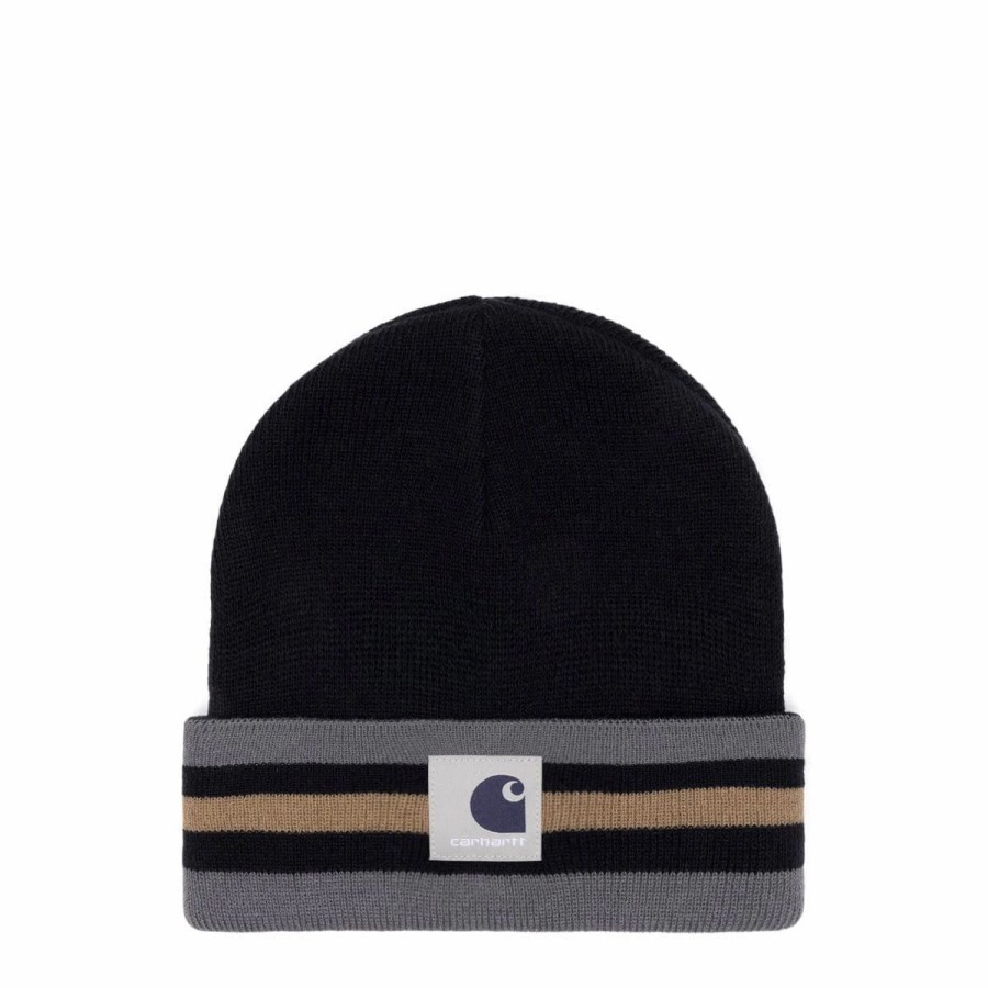 Headwear * | Carhartt Wip X Nb Reversible Beanie Sculpture Center Stripe/Shiver/Dark Navy