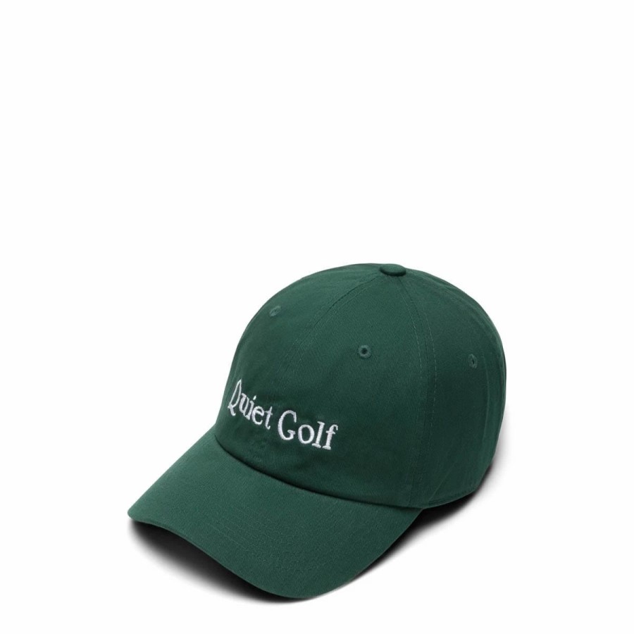 Headwear * | Quiet Golf Typeface Hat Forest