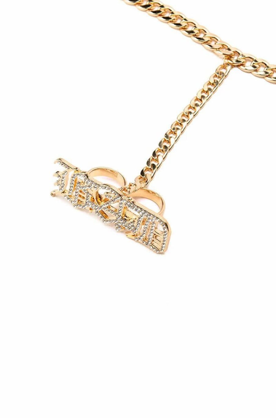 Jewelry * | Baddie Hand Armor Gold