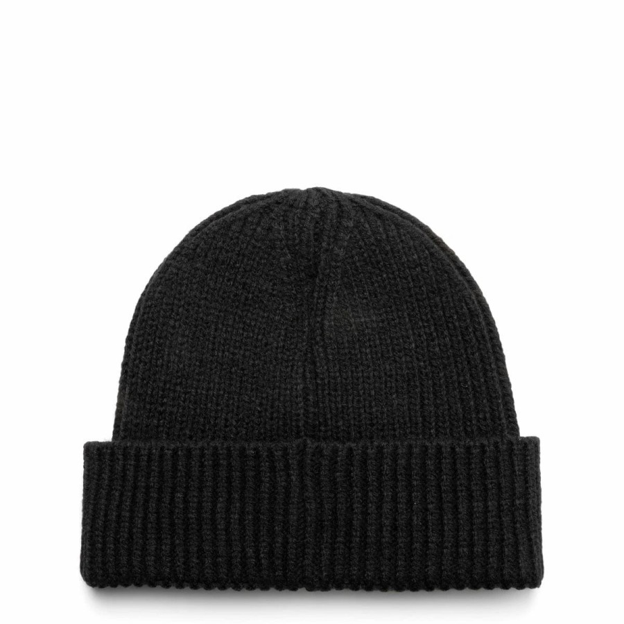 Headwear * | The North Face Tnf Logo Box Cuffed Beanie Tnf Black