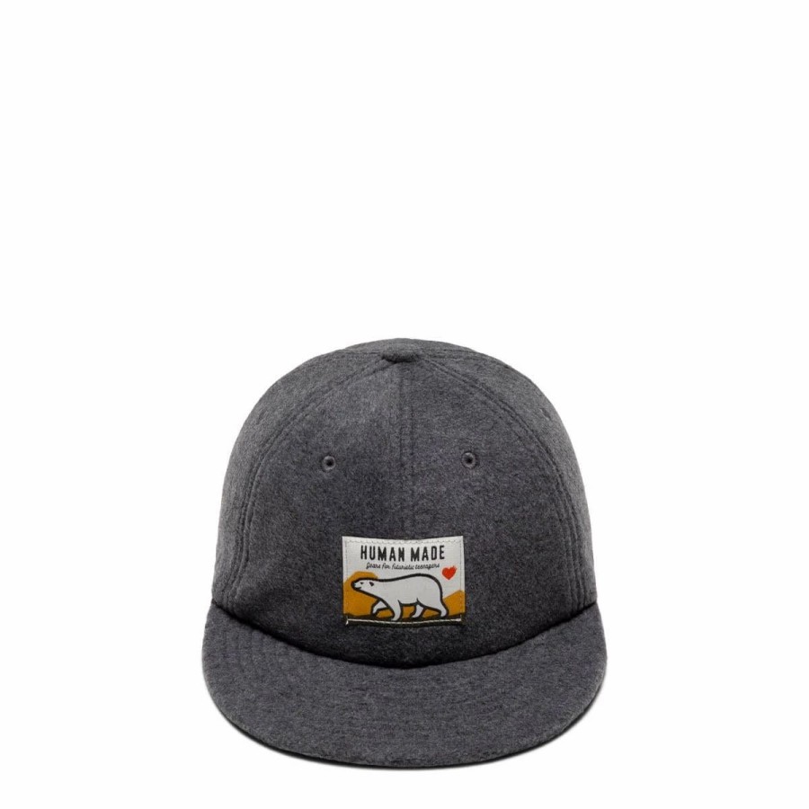 Headwear * | Human Made Fleece Cap Gray