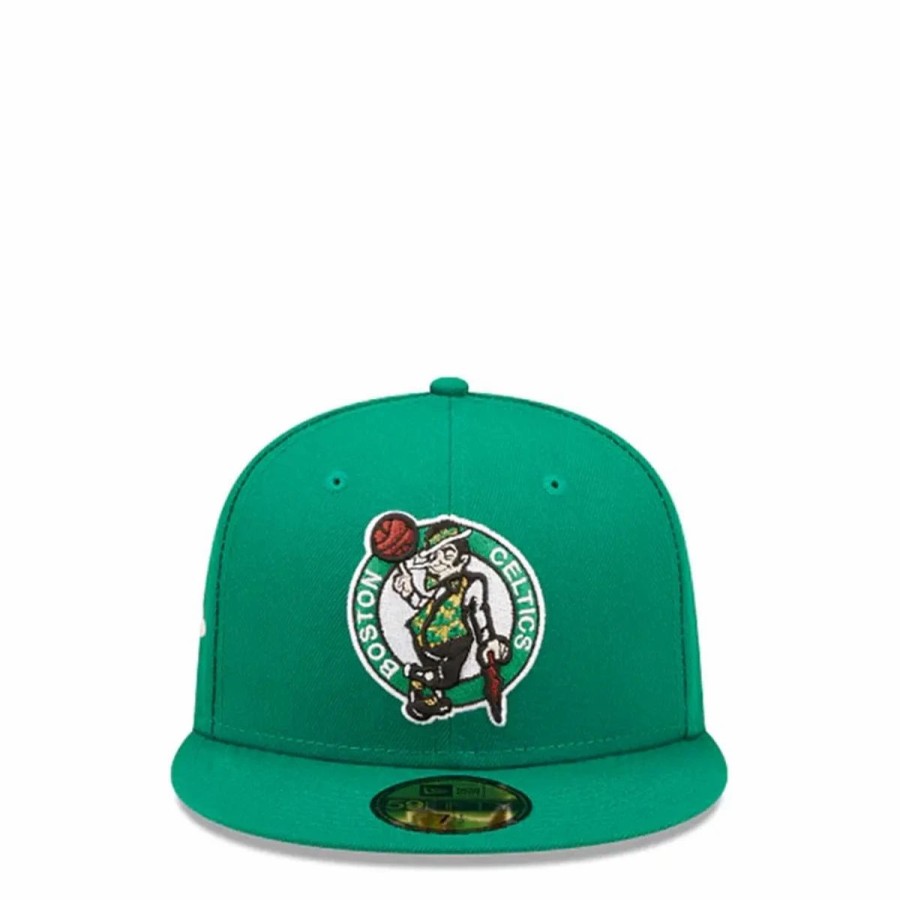 Headwear * | New Era 59Fifty Boston Celtics Icon Fitted Cap Green