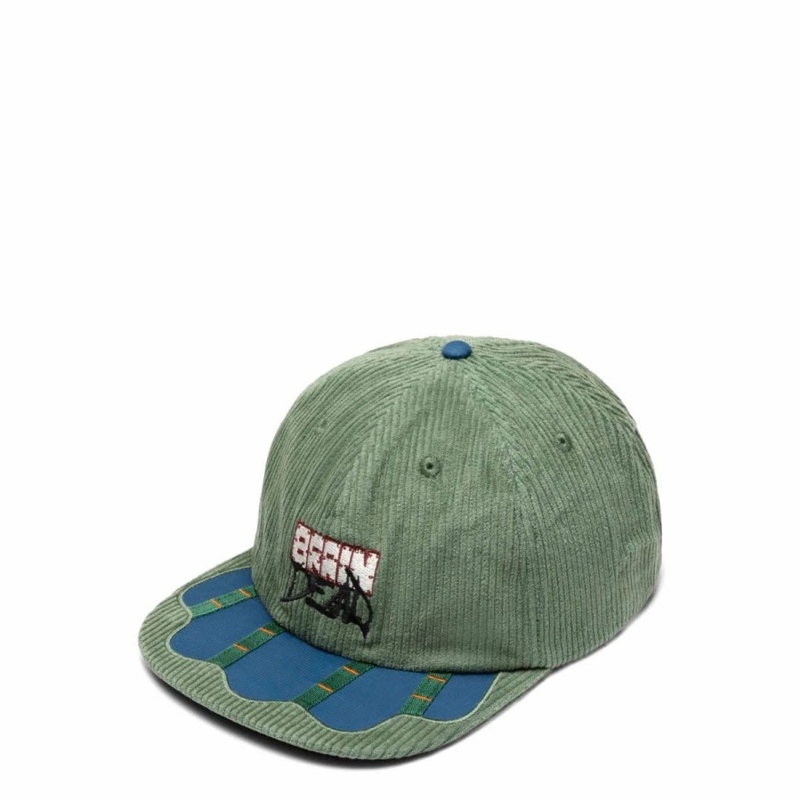 Headwear * | Brain Dead Sludge Twill 6 Panel Cap Olive