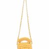 Handbags, Clutches & Wallets * | Rhebekka Woven Bag In Yellow