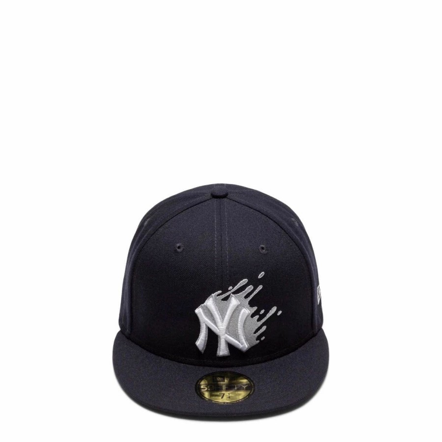 Headwear * | New Era 59Fifty New York Yankees Splatter Fitted Cap Navy