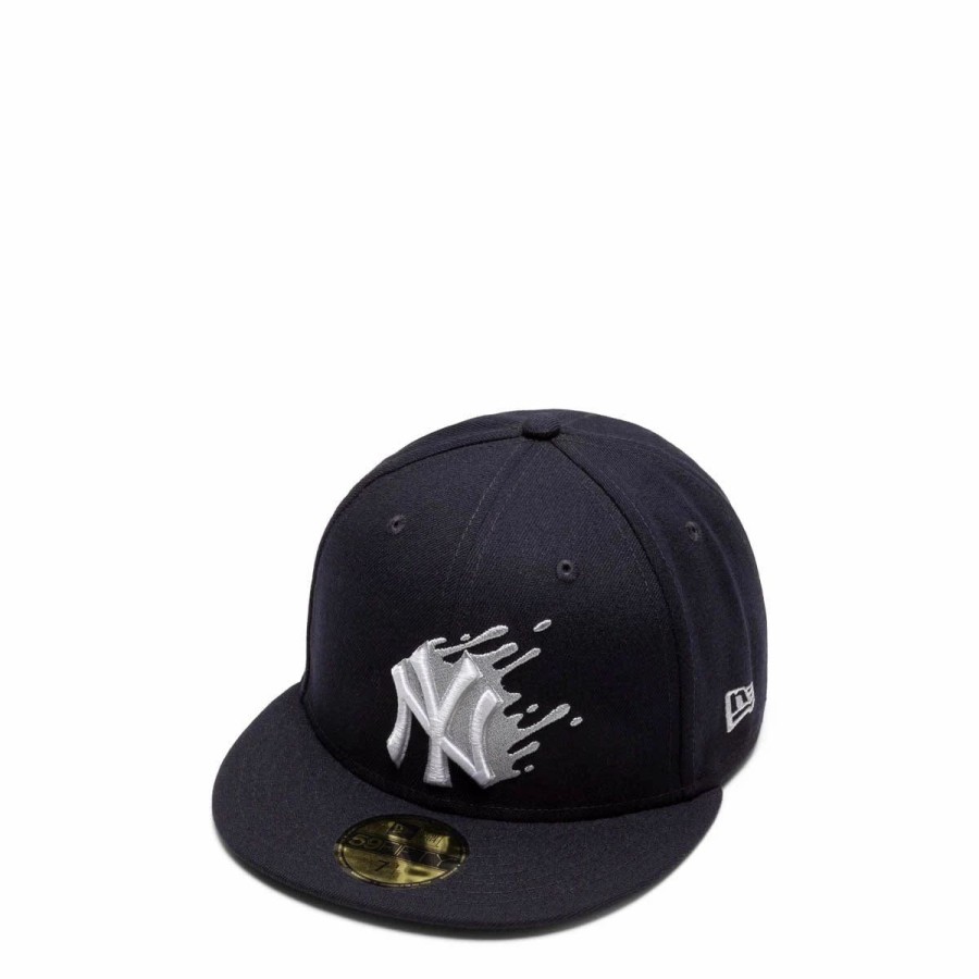 Headwear * | New Era 59Fifty New York Yankees Splatter Fitted Cap Navy