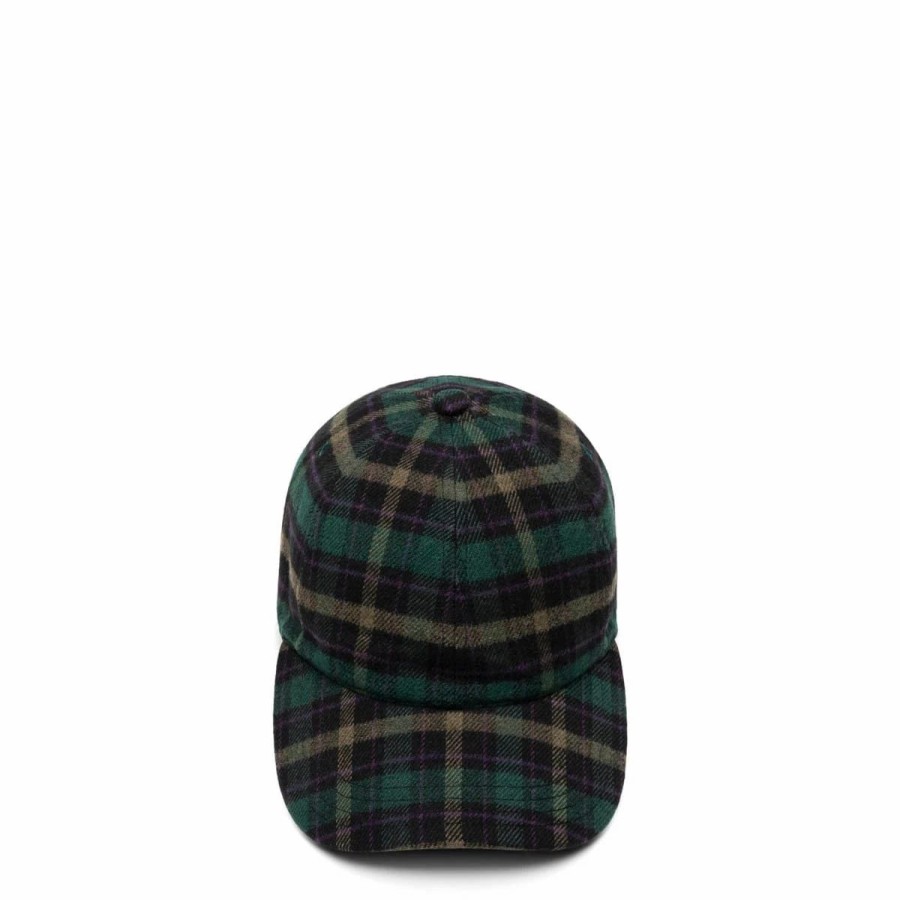 Headwear * | A.P.C. Charlie Baseball Cap Green