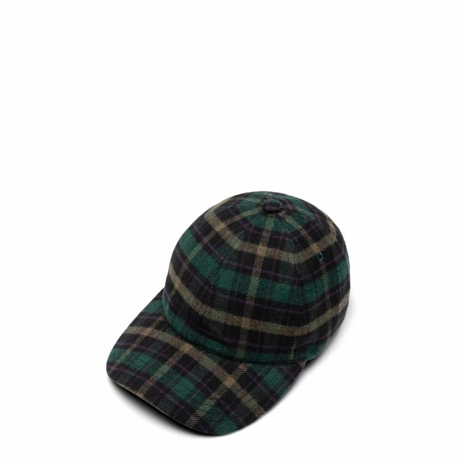 Headwear * | A.P.C. Charlie Baseball Cap Green