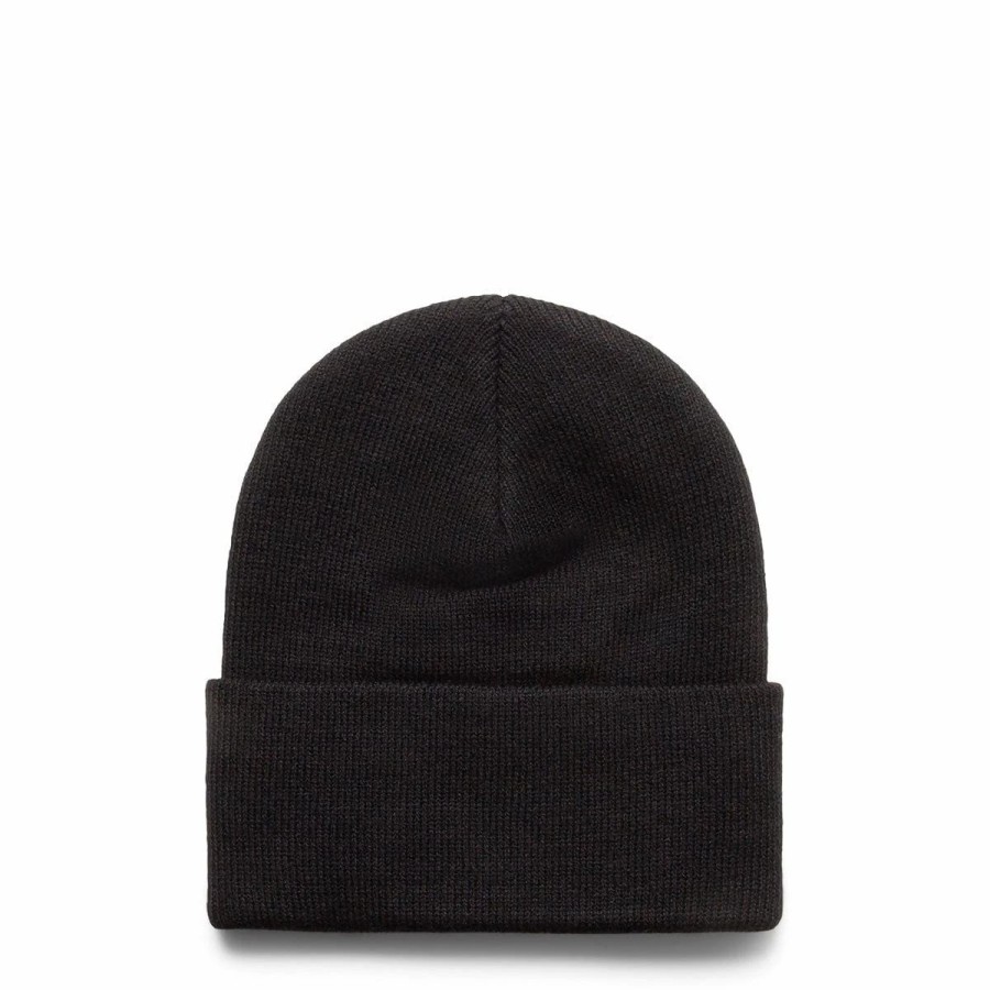 Headwear * | Stussy Big Stock Cuff Beanie Black