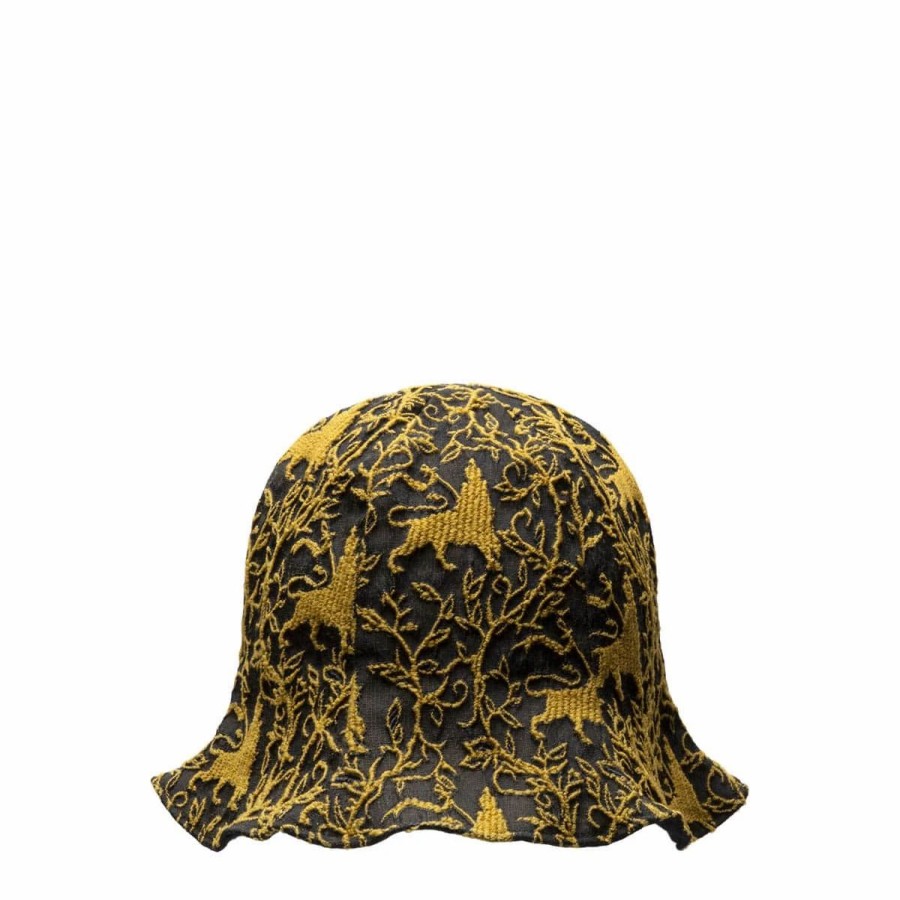 Headwear * | Sasquatchfabrix Jq Jah Lion Tulip Hat Yellow /Black