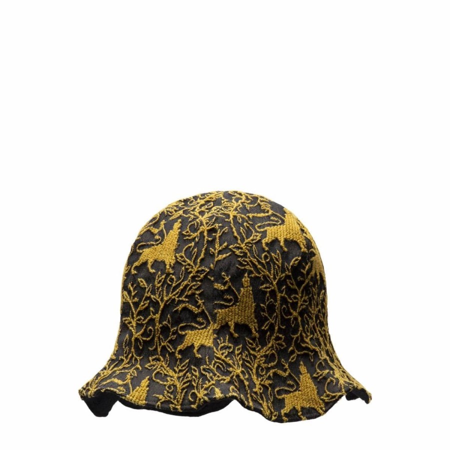 Headwear * | Sasquatchfabrix Jq Jah Lion Tulip Hat Yellow /Black