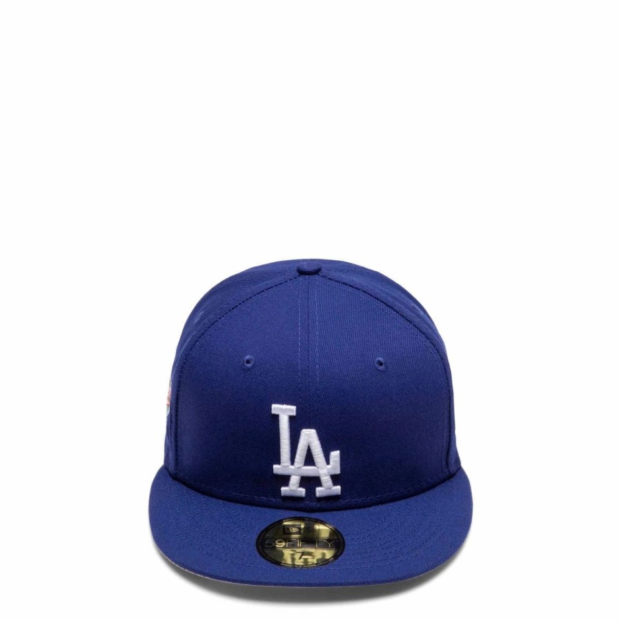 Headwear * | New Era 59Fifty Los Angeles Dodgers Ws Sidepatch Fitted Cap Royal Blue