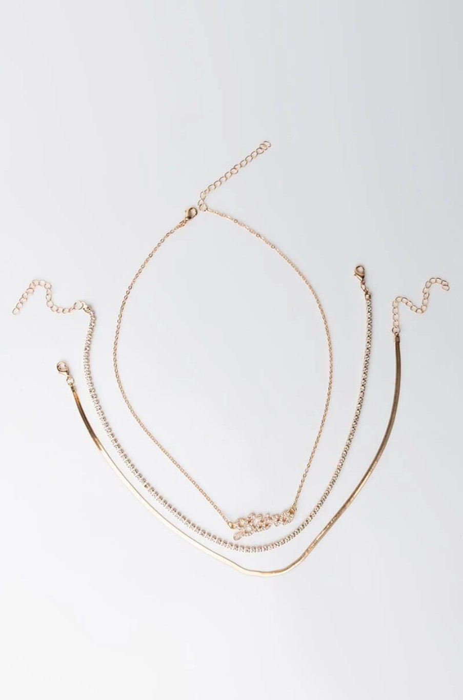 Jewelry * | Libra Layer Necklace Gold