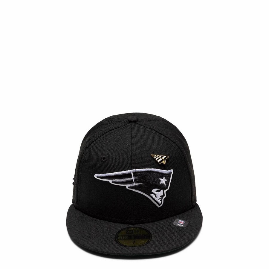 Headwear * | New Era Paper Planes X Ne Patriots 59Fifty Fitted Hat Black