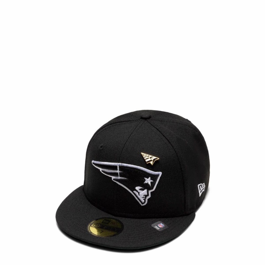 Headwear * | New Era Paper Planes X Ne Patriots 59Fifty Fitted Hat Black