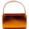 Handbags, Clutches & Wallets * | Cheerful Metallic Bag In Orange