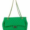 Handbags, Clutches & Wallets * | Four Leaf Clover Quilted Purse Green