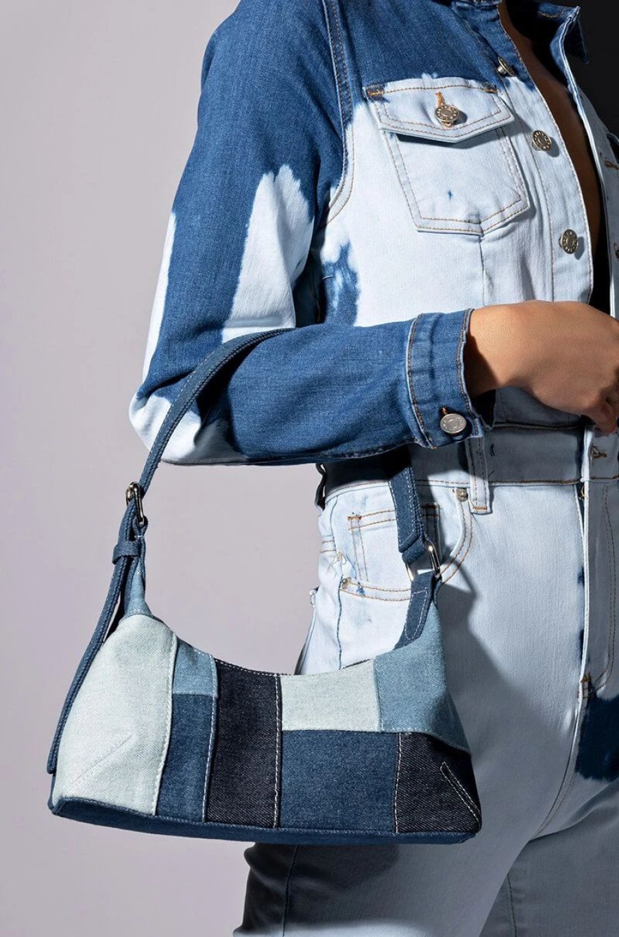 Handbags, Clutches & Wallets * | Blue Jean Baby Hand Bag Denim