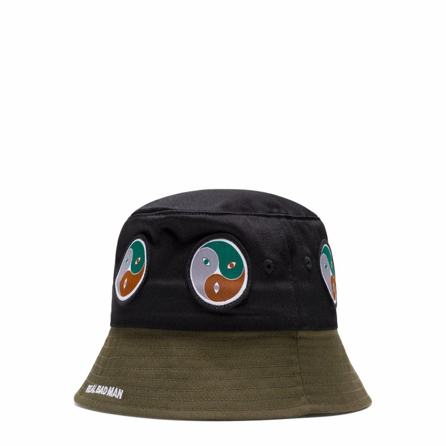 Headwear * | Real Bad Man Three Way Patch Fisherman Black/Army