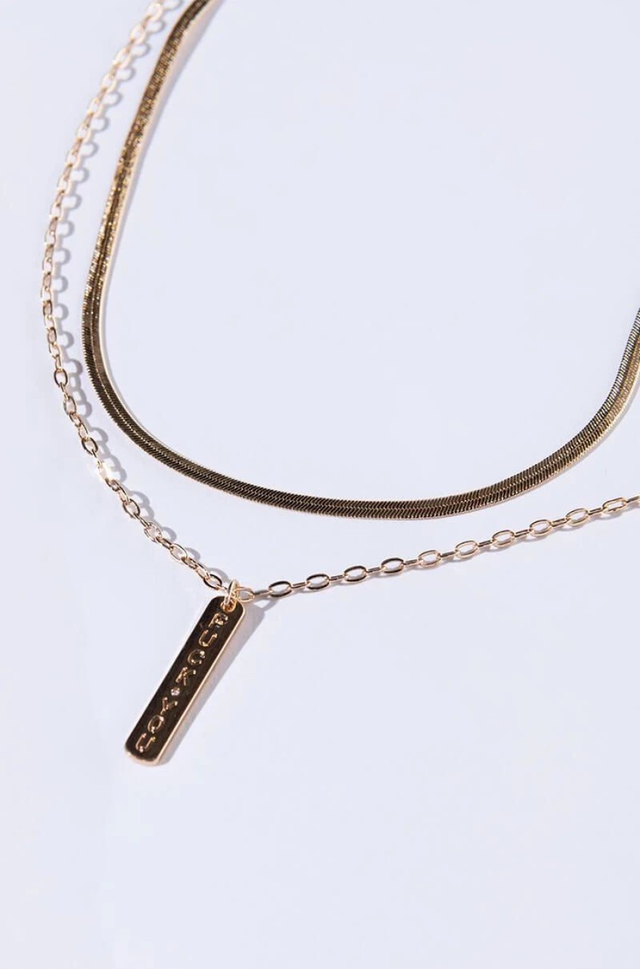 Jewelry * | Prove Me Wrong Necklace Set Gold