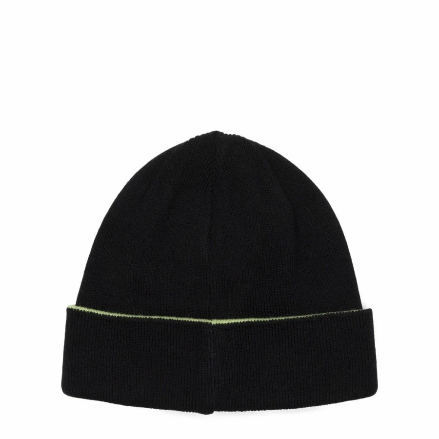 Headwear * | Mister Green Cashmere Gear Beanie Black/Olive