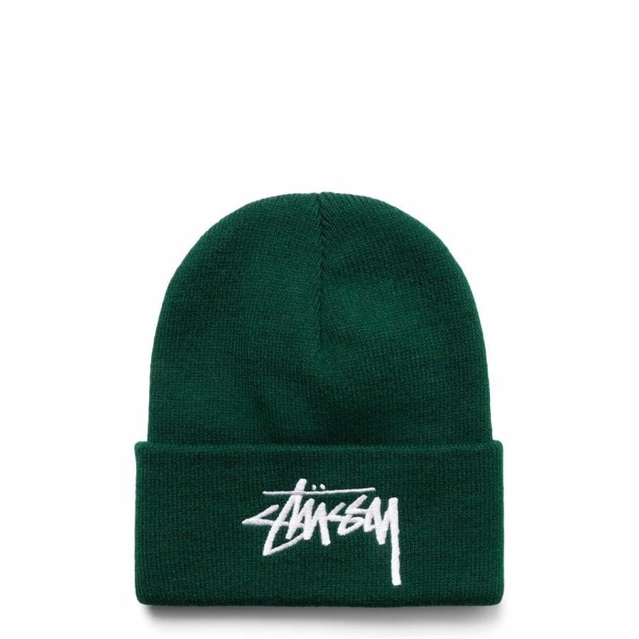 Headwear * | Stussy Big Stock Cuff Beanie Forest