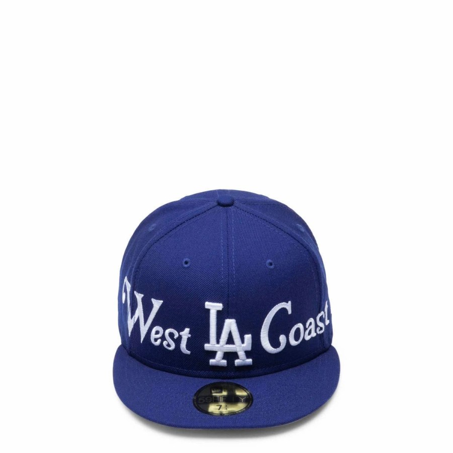 Headwear * | New Era 59Fifty Los Angeles Dodgers City Fitted Cap Royal Blue