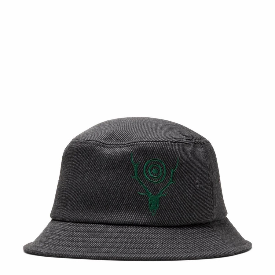 Headwear * | South2 West8 Bucket Hat Black