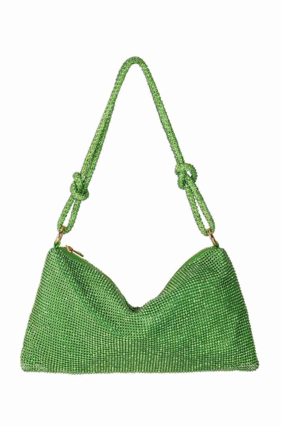 Handbags, Clutches & Wallets * | With Envy Embellished Evening Bag Green