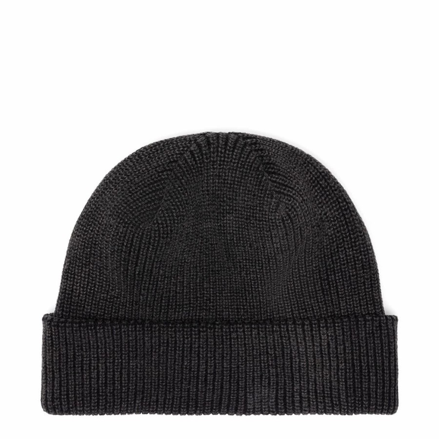 Headwear * | Pleasures Impact Logo Beanie Black