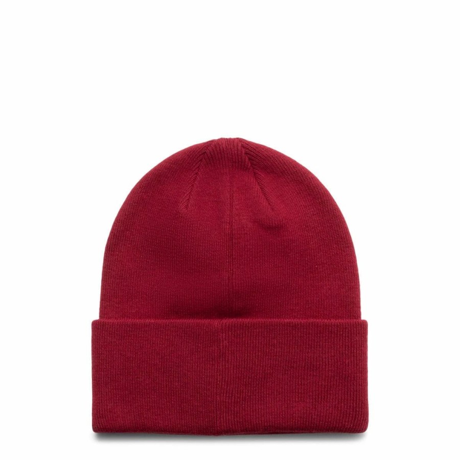 Headwear * | Brain Dead Logo Head Wool Beanie Maroon