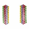 Jewelry * | Rainbow Road Rhinestone Chandelier Earrings Multi