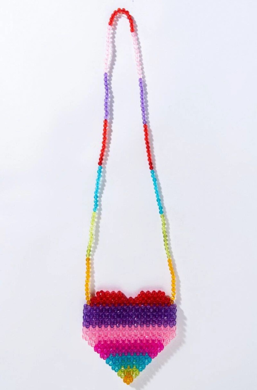 Handbags, Clutches & Wallets * | Candy Heart Bead Bag Multi