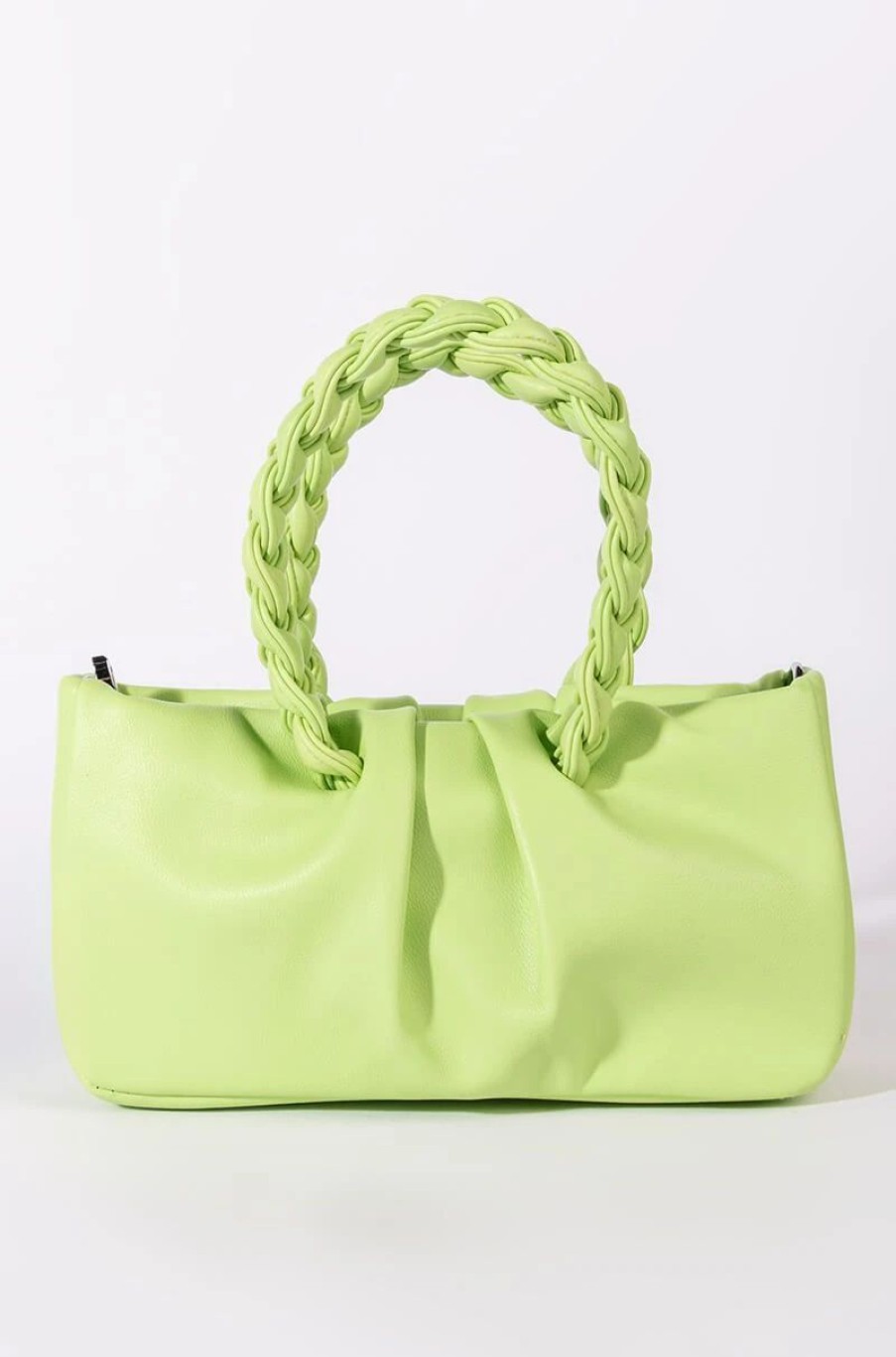 Handbags, Clutches & Wallets * | Larissa Braid Purse Lime