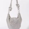 Handbags, Clutches & Wallets * | Handkerchief Bling Bag Silver